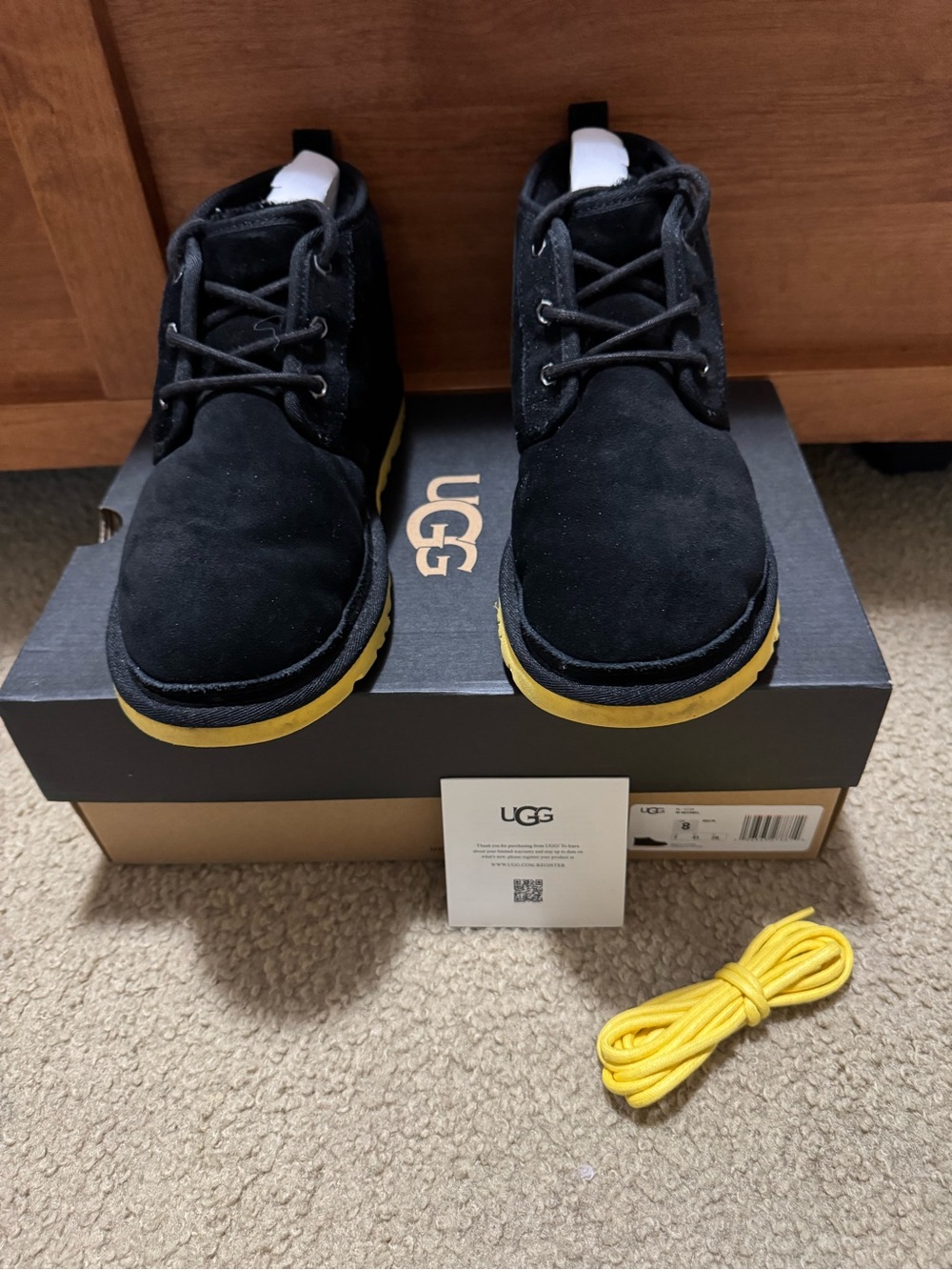 NWT Soft Unisex UGG Neumel Heritage Chukka Boots M Size 8/ W Size 9 1/2